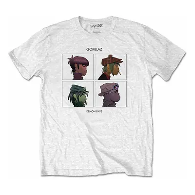 Gorillaz tričko, Demon Days White, pánské