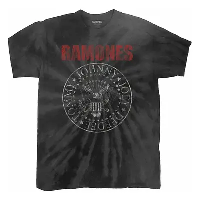 Ramones tričko, Presidential Seal Dip-Dye Black, pánské