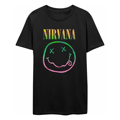 Nirvana tričko, Sorbet Ray Smiley Black, pánské