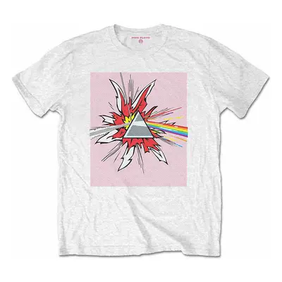 Pink Floyd tričko, Lichtenstein Prism White, pánské