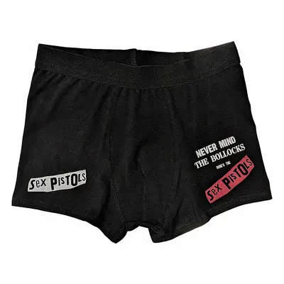 Sex Pistols boxerky CO+EA, Never Mind the Bollocks Black, pánské