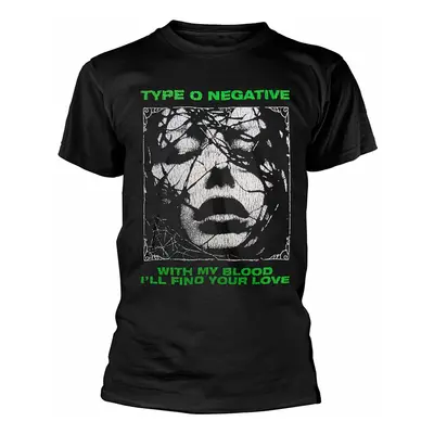 Type O Negative tričko, With My Blood Black, pánské