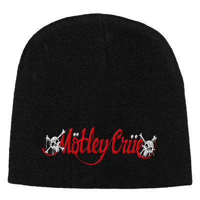 Motley Crue zimní kulich, Dr Feelgood Logo Black, unisex