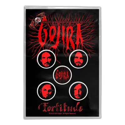 Gojira set 5-ti placek průměr 25 mm, Fortitude