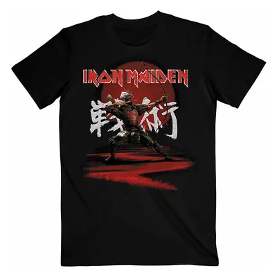 Iron Maiden tričko, Senjutsu Eddie Archer Kanji Black, pánské