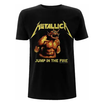 Metallica tričko, Jump In The Fire Vintage Black, pánské