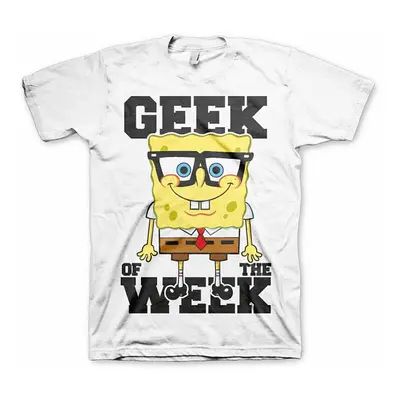 SpongeBob Squarepants tričko, Geek Of The Week White, pánské