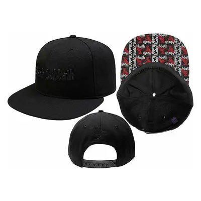 Black Sabbath kšiltovka Snapback, Logo & Demon Black, unisex