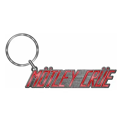 Motley Crue klíčenka, Red Logo Cast Relief