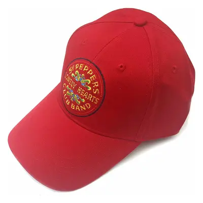 The Beatles kšiltovka, Sgt Pepper Drum Red Baseball, unisex