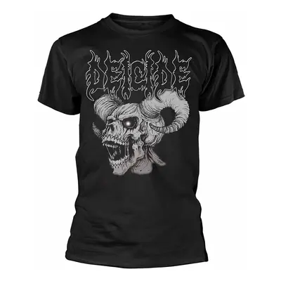 Deicide tričko, Skull Horns Black, pánské