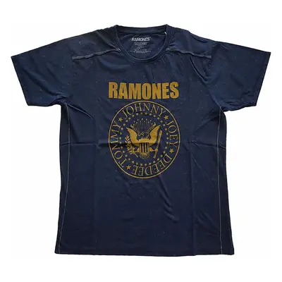 Ramones tričko, Presidential Seal Snow Washed Blue, pánské