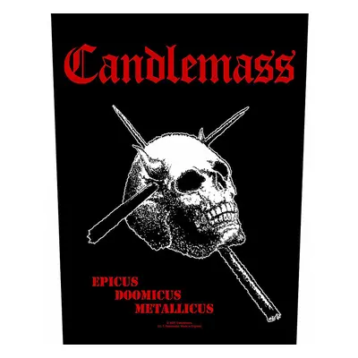 Candlemass nášivka na záda 30x27x36 cm, Epicus Doomicus Metallicus