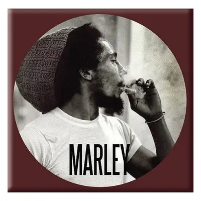 Bob Marley magnet na lednici 75mm x 75mm, Circle