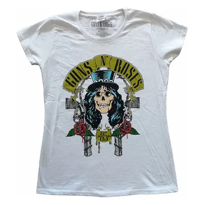 Guns N Roses tričko, Slash &#039;85 White, dámské