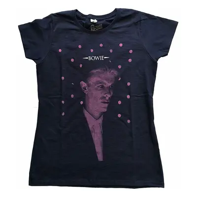 David Bowie tričko, Dots Girly Navy, dámské