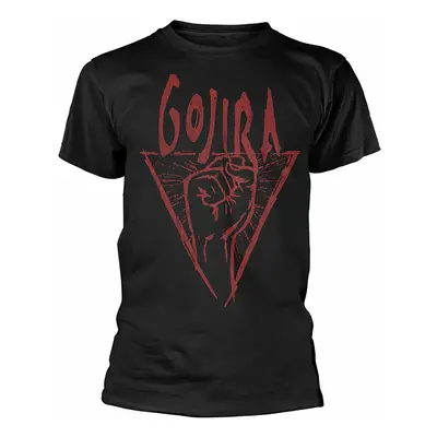 Gojira tričko, Red Power Glove Black, pánské