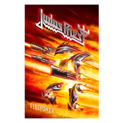 Judas Priest textilní banner 68cm x 106cm, Firepower