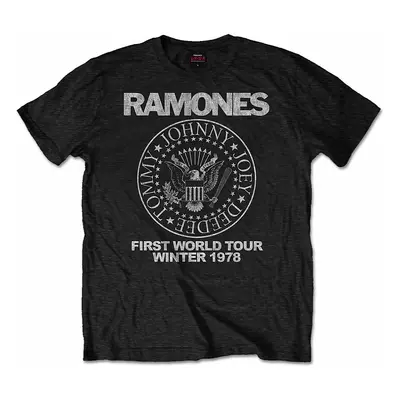 Ramones tričko, First World Tour 1978, pánské