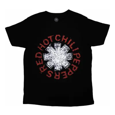 Red Hot Chili Peppers tričko, Scribble Asterisk Black, pánské