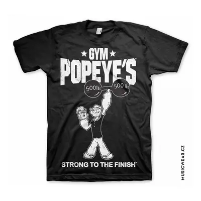 Pepek námořník tričko, Popeyes Gym, pánské