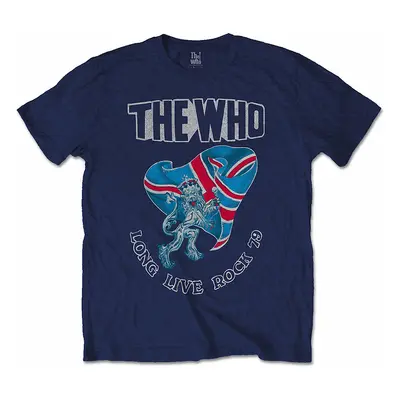 The Who tričko, Long Live Rock &#039;79 BP Navy Blue, pánské