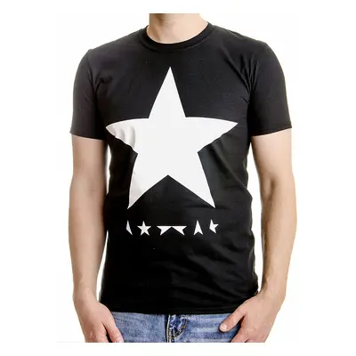 David Bowie tričko, Blackstar (White Star On Black), pánské