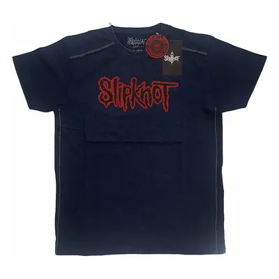 Slipknot tričko, Logo Snow Washed Blue, pánské