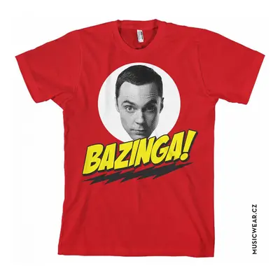 Big Bang Theory tričko, Bazinga Sheldons Head, pánské