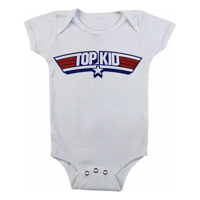 Top Gun kojenecké body tričko, Top Kid Body White, dětské