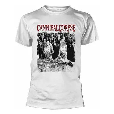 Cannibal Corpse tričko, Butchered At Birth White, pánské