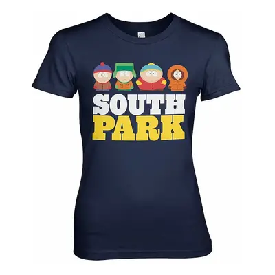 South Park tričko, South Park Girly Navy, dámské