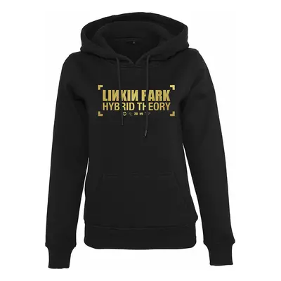 Linkin Park mikina, Anniversary Logo Hoody Black, dámská