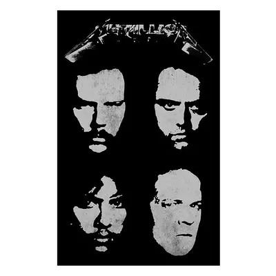 Metallica textilní banner 70cm x 106cm, Black Album