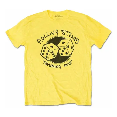 Rolling Stones tričko, Tumbling Dice Yellow, pánské