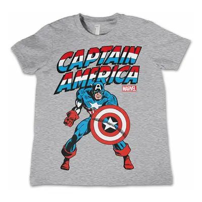 Captain America tričko, Captain America Kids Grey, dětské