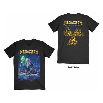 Megadeth tričko, Rust In Peace 30th Anniversary (Back Print) Black, pánské