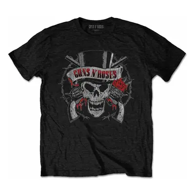 Guns N Roses tričko, Distressed Skull, pánské