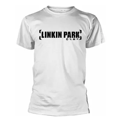 Linkin Park tričko, Bracket Logo White, pánské