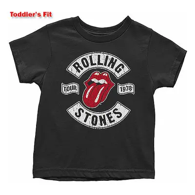 Rolling Stones tričko, US Tour 1978 Black, dětské