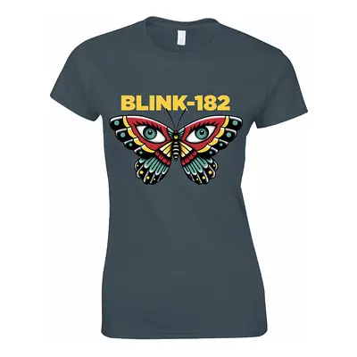 Blink 182 tričko, Butterfly Girly Grey, dámské