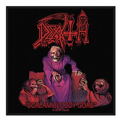 Death nášivka 100 x100 mm, Scream Bloody Gore