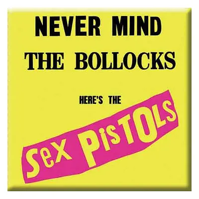 Sex Pistols magnet na lednici 75mm x 75mm, Never Mind the Bollocks