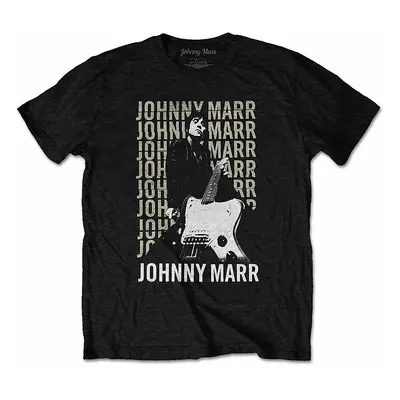 Johnny Marr tričko, Guitar Photo Black, pánské