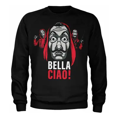 La Casa De Papel mikina, Bella Ciao! Sweatshirt Black, pánská