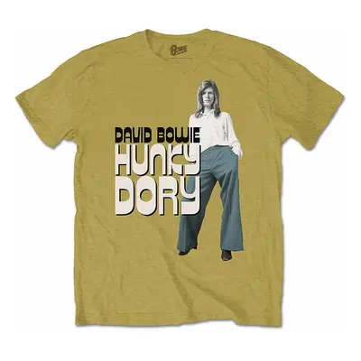 David Bowie tričko, Hunky Dory 2 Mustard Yellow, pánské