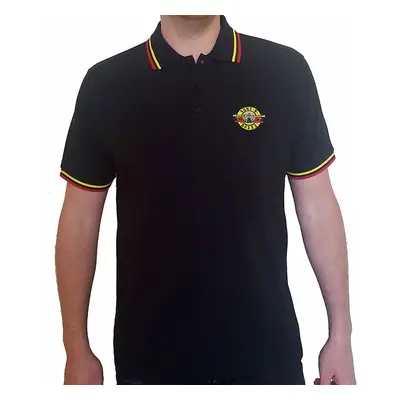 Guns N&#039; Roses tričko, Classic Logo Polo Black, pánské