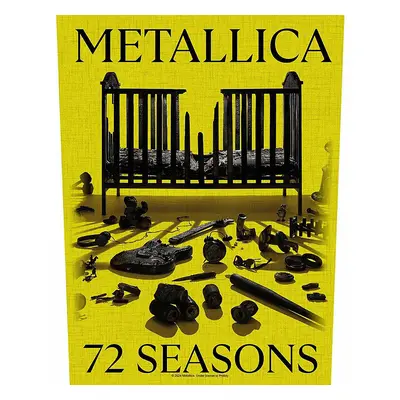 Metallica nášivka na záda CO+PES 30x27x36 cm, 72 Seasons Crib