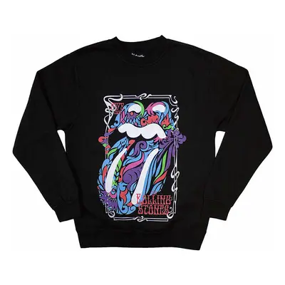 Rolling Stones mikina, Sweatshirt Colour Swirls Black, pánská