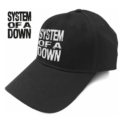 System Of A Down kšiltovka, Stacked Logo Black